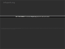 Tablet Screenshot of infopark.org
